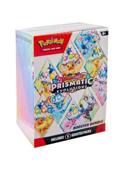 Pokemon Prismatic Evolutions Booster Box 6 Packs Eevee Umbreon Sylveon - Image 1