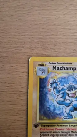 Pokemon TCG Base Set Machamp Holo Rare 8/102 - Image 4