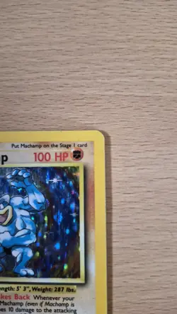 Pokemon TCG Base Set Machamp Holo Rare 8/102 - Image 5