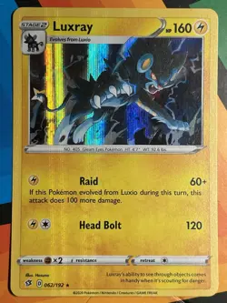 Luxray 062/192 - Rebel Clash Pokemon Holo - Image 1