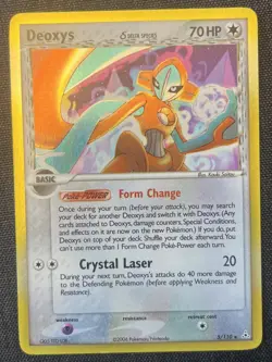Pokemon TCG Deoxys 2/17 Deoxys 5/110 - Holo 2006 Delta Species - Image 1