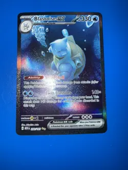 Pokemon Blastoise ex 200/165 Scarlet & Violet 151 Special Illustration Rare NM - Image 1