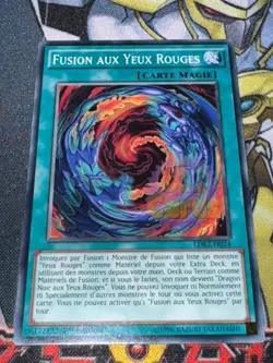 CARTE Yu Gi Oh FUSION AUX YEUX ROUGES LDK2-FRJ24 1ere edition - Image 1