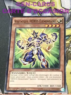 CARTE Yu Gi Oh VOLTAIQUE, HEROS ELEMENTAIRE SDHS-FR004 1ere edition - Image 1
