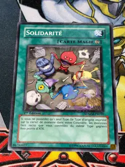 CARTE Yu Gi Oh SOLIDARITE SDMM-FR030 1ere edition - Image 1