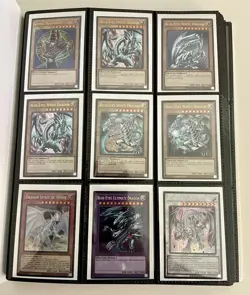 Yugioh 150 Foil Card Binder Lot Dark Magician Blue-Eyes White Dragon LOB 2020 - Image 2