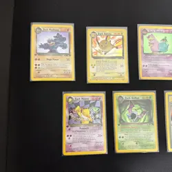 Pokemon TCG Team Rocket Dark Card Lot Gyarados Machamp 1st Hypno Weezing & MORE - Image 3