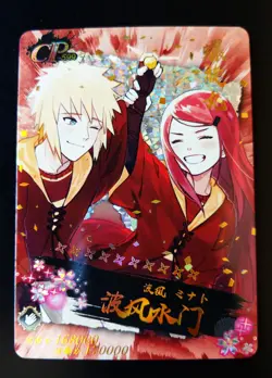 15 CP Naruto Shippuden Minato & Kushina CCG TCG Special Holo Rare + Extra Cards - Image 1
