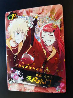 15 CP Naruto Shippuden Minato & Kushina CCG TCG Special Holo Rare + Extra Cards - Image 3