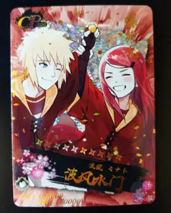 15 CP Naruto Shippuden Minato & Kushina CCG TCG Special Holo Rare + Extra Cards - Image 4