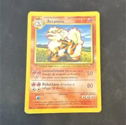 Pokemon Arcanine 23/102 Base Set Stage 1 Beast 100 HP Italian Card Stock - Image 1