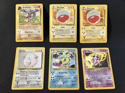 Pokemon TCG - 6 card Holo Lot – Fossil, Jungle, Base (WOTC Era) -HP - Image 1