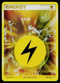 Pokemon Card - Lightning Energy Holon Phantoms 108/110 Holo Rare - Image 1