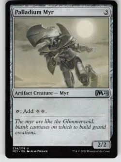 Palladium Myr U Core Set 2021 234 MTG - Image 1