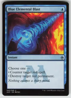 Blue Elemental Blast U The List Reprints 43 MTG - Image 1