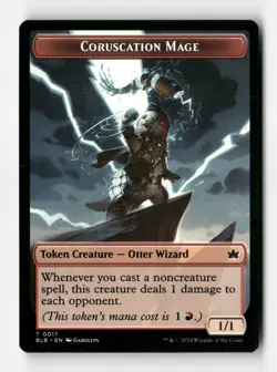 Coruscation Mage Token - Bloomburrow (BLB) - Image 1