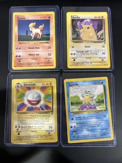Lot Of 10 Vintage Pokemon Cards Common Uncommon LP To HP Condition - Image 3