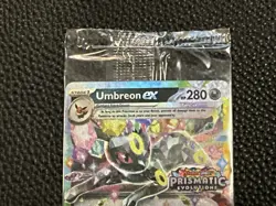 Pokemon Umbreon ex Prismatic Evolutions Stamp Promo 060/131 SEALED NM - Image 2