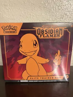 Pokemon Scarlet Violet Obsidian Flames Elite Trainer Box ETB - Image 1