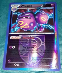 Pokemon Weezing 58/135 Reverse Holo Team Plasma Plasma Storm - Image 1