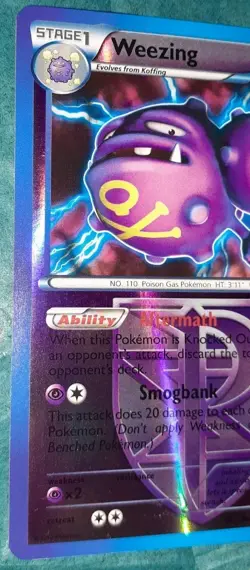 Pokemon Weezing 58/135 Reverse Holo Team Plasma Plasma Storm - Image 4
