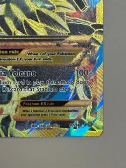 Pokemon TCG Primal Groudon EX 97/98 Ancient Origins Full Art Ultra Rare HP/DMG - Image 4