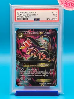 PSA 7 - 2016 POKEMON XY STEAM SIEGE 112 FULL ART/M GARDEVOIR EX - Image 1