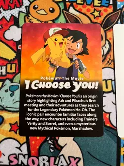 Pokemon Sun and moon TCG M20 pack promo (i Choose you Pikachu) inserts - Image 3
