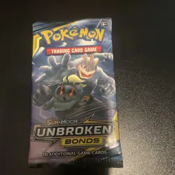 Pokemon Sun and Moon Unbroken Bonds Booster Pack New Factory Sealed - Image 1