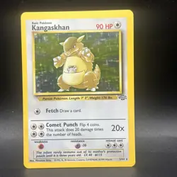 Pokemon TCG Kangaskhan Jungle 5/64 Holo Unlimited Holo Rare - Image 1