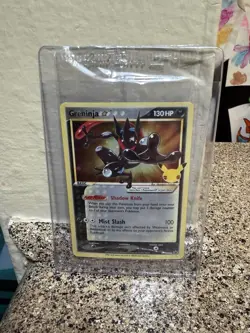 Pokemon Greninja Gold Star Holo Promo SWSH144 Celebrations Black Star Sealed - Image 1