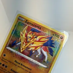 Zamazenta 102/185 Amazing Rare Vivid Voltage Pokemon 2020 - Image 2