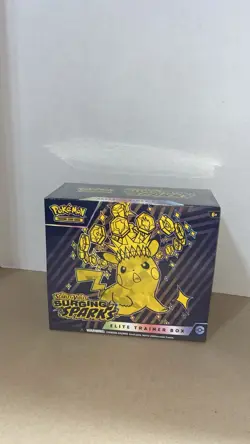 Pokemon TCG Scarlet & Violet SURGING SPARKS Elite Trainer Box FACTORY SEALED ETB - Image 1