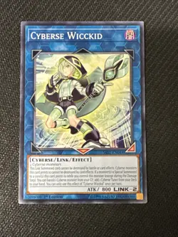 Yugioh *Cyberse Wicckid X1 Common* (NM) SAST-EN044 - Image 1