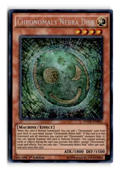 Chronomaly Nebra Disk - WSUP-EN001 1st Edition Secret Rare - YuGiOh-LP - Image 1