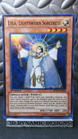 | Yugioh Lyla, Lightsworn Sorceress BPW2-EN022 1st Super Battle Pack 2 NM- 🔥 | - Image 1