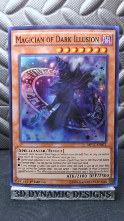 | Yugioh Magician of Dark Illusion MP17-EN072 1st Super 2017 Mega Tins NM 🔥 | - Image 1