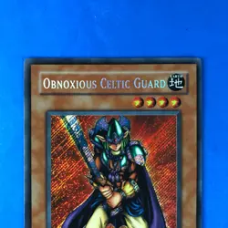 Yugioh Obnoxious Celtic Guard CT1-EN006 2004 Secret Rare LP Collectors Tin - Image 2