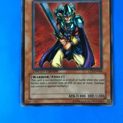 Yugioh Obnoxious Celtic Guard CT1-EN006 2004 Secret Rare LP Collectors Tin - Image 3