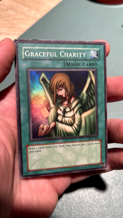 Graceful Charity: SDP-040 - Vintage - Heavily Played - YuGiOh - Super Rare - Image 1