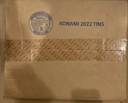 Yu-Gi-Oh 2022 Tin of the Pharaoh's Gods MEGA Tin FACTORY SEALED CASE (12 tins) - Image 1