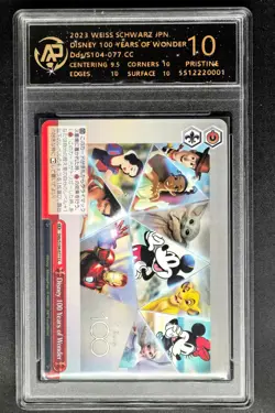 2023 Weiss Schwarz.JPN Disney 100 of Wonder S104-077 RPA 10 (SAME AS PSA 10) - Image 1