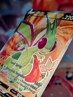 Pokemon Brilliant Stars Full Art Ultra Rare Holo Card Flygon v 164/172 NM - Image 2
