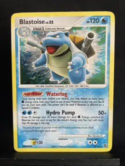 Pokemon TCG Blastoise Holo Rare Card 2/132 Secret Wonders 2007 LP - Image 1