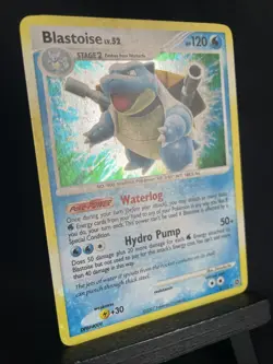Pokemon TCG Blastoise Holo Rare Card 2/132 Secret Wonders 2007 LP - Image 2