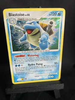Pokemon TCG Blastoise Holo Rare Card 2/132 Secret Wonders 2007 LP - Image 3