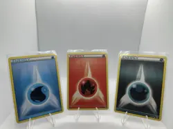 2011 Pokemon Black & White Energy Cards Set of 3 MP-LP Condition - Image 1