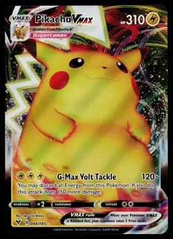 Pokemon Card - Pikachu VMAX Vivid Voltage 044/185 Ultra Rare - Image 1