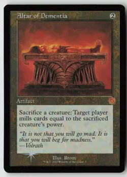 Altar of Dementia The Brothers' War: Retro Frame Artifacts (3) Foil - MTG - Image 1