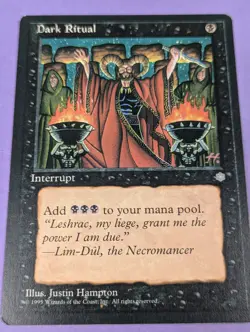 MTG Magic the Gathering: Ice Age: Dark Ritual #120 Common - NM - Image 1